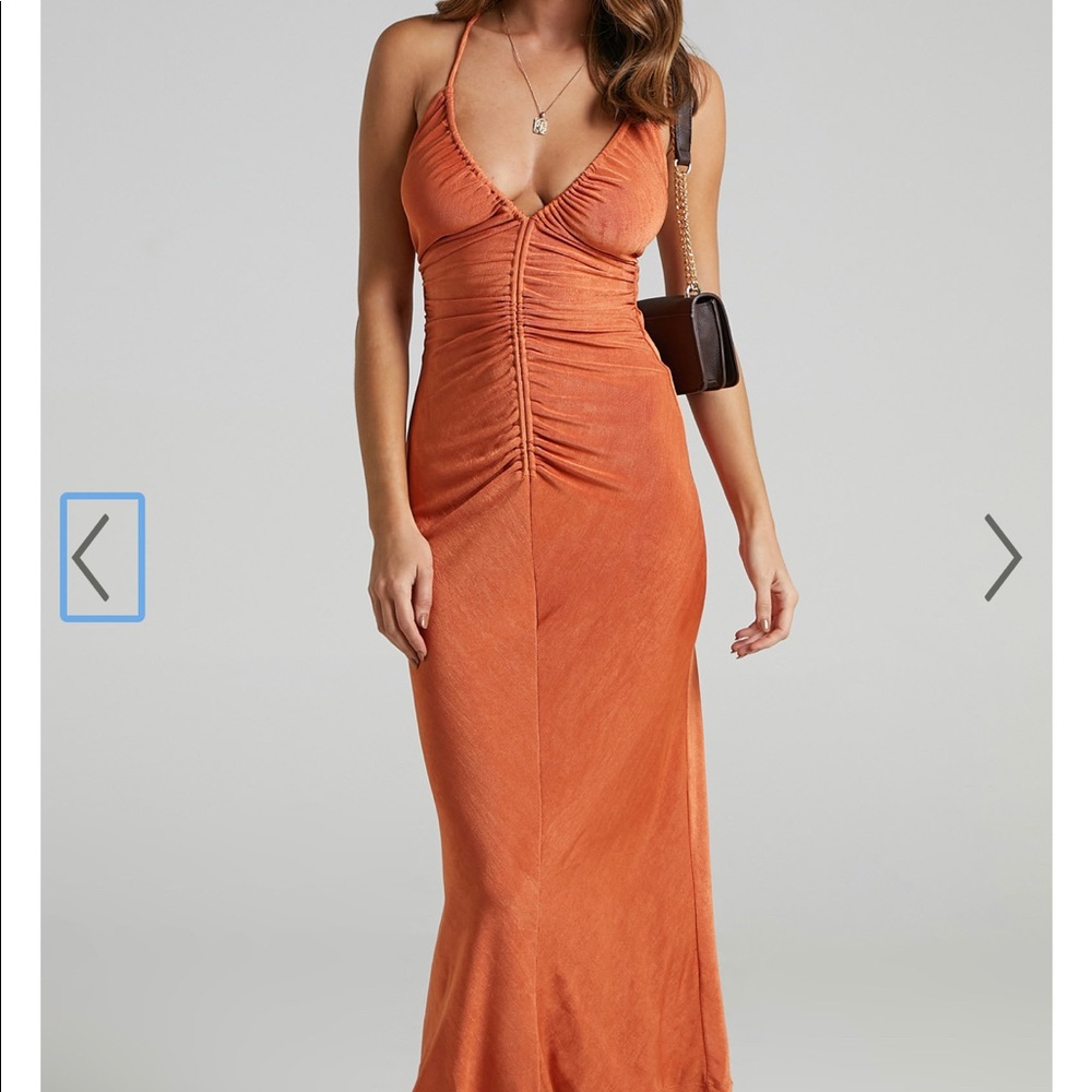 YASSIE DRESS IN ORANGE